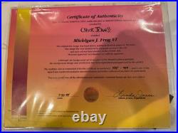 Vintage 1994 Michigan J. Frog VI Chuck Jones Signed Limited Edition Cel COA
