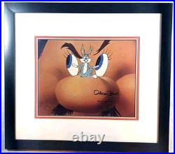 Vintage Bugs Production Cel Signed by Chuck Jones with Linda Jones Seal 1985