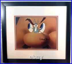 Vintage Bugs Production Cel Signed by Chuck Jones with Linda Jones Seal 1985