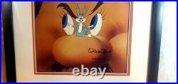 Vintage Bugs Production Cel Signed by Chuck Jones with Linda Jones Seal 1985