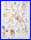 Virgil Ross Signed Looney Tunes Character Model Sheet Litho Warner Bros. 1997