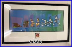 WARNER BROS CEL EVOLUTION OF BUGS BUNNY CHUCK JONES Signed 50th Anniversary