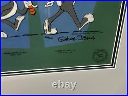 WARNER BROS CEL EVOLUTION OF BUGS BUNNY CHUCK JONES Signed 50th Anniversary