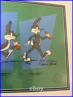 WARNER BROS CEL EVOLUTION OF BUGS BUNNY CHUCK JONES Signed 50th Anniversary