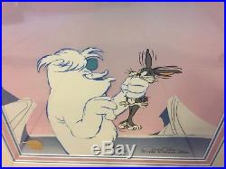 WB LE Animation Cel Bugs Bunny Abominable Snowman Chuck Jones Signed 393/500