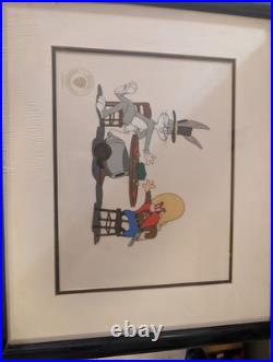 WB. Limited edition sericel Bugs Bunny and Yosemite Sam