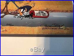 WILE E COYOTE ACME BIRD SEED Chuck Jones Two Hand Signed Limited Edition Cels