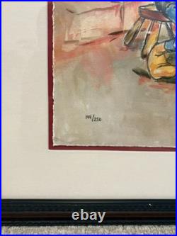 Wanna Bet Chuck Jones Sericel 199/250 Framed COA Excellent Condition