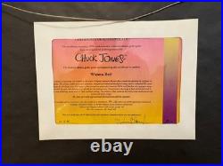 Wanna Bet Chuck Jones Sericel 199/250 Framed COA Excellent Condition