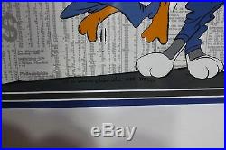 Warner Bros Animated Cell Chuck Jones Stock Trades LE 378/750 Signed