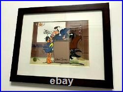 Warner Bros. Animation Cel Approach the Bench Signed by Chuck Jones No 125/200