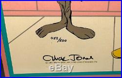 Warner Bros Animation Cel Daffy Duck Wile E Coyote The Lawyer Signed Chuck Jones