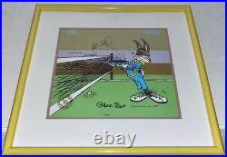 Warner Bros Bugs Bunny Cel Bugs Tennis Chuck Jones Signed Vintage Animation