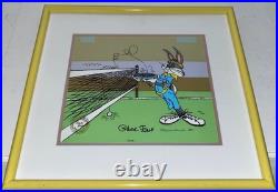 Warner Bros Bugs Bunny Cel Bugs Tennis Chuck Jones Signed Vintage Animation