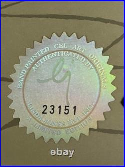 Warner Bros Bugs Bunny Gossamer Chuck Jones Signed Limited Edition Cel 151/500