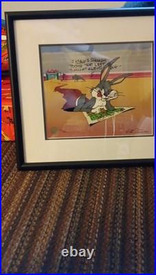 Warner Bros. Bugs Bunny Signed Limited Edition Cel by Chuck Jones'Albuquerque