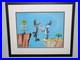 Warner Bros Bugs Bunny Wile E Coyote Going Down Framed Le Cel Signed Chuck Jones