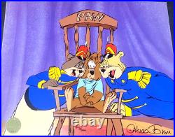 Warner Bros Cel Bear For Punishment Chuck Jones Signed Rare Animation Art COA
