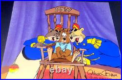 Warner Bros Cel Bear For Punishment Chuck Jones Signed Rare Animation Art COA