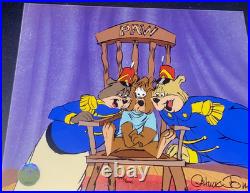 Warner Bros Cel Bear For Punishment Chuck Jones Signed Rare Animation Art COA