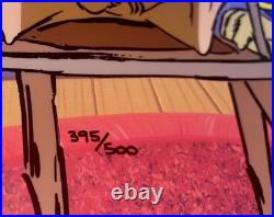 Warner Bros Cel Bear For Punishment Chuck Jones Signed Rare Animation Art COA