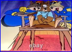 Warner Bros Cel Bear For Punishment Chuck Jones Signed Rare Animation Art COA