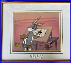 Warner Bros Cel Bugs Bunny Ain't I A Stinker Rare Signed Chuck Jones
