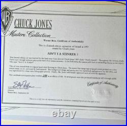 Warner Bros Cel Bugs Bunny Ain't I A Stinker Rare Signed Chuck Jones