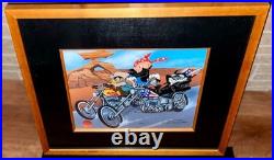 Warner Bros Cel Bugs Bunny Daffy Duck Elmer Fudd Easy Widers Chuck Jones Signed