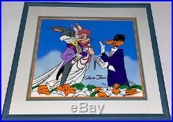 Warner Bros Cel Bugs Bunny Daffy Duck Marriage Made In Heaven Signed Chuck Jones