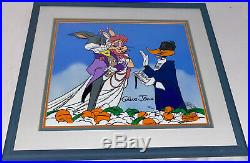 Warner Bros Cel Bugs Bunny Daffy Duck Marriage Made In Heaven Signed Chuck Jones