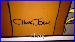 Warner Bros Cel Bugs Bunny Daffy Duck The Showdown Signed Chuck Jones Animation Warner Bros Cel Bugs Bunny Daffy Duck The Showdown Signed Chuck Jones Animation