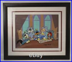 Warner Bros Cel Bugs Bunny Daffy Pepe Ducklaration Of Independence Chuck Jones