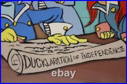 Warner Bros Cel Bugs Bunny Daffy Pepe Ducklaration Of Independence Chuck Jones