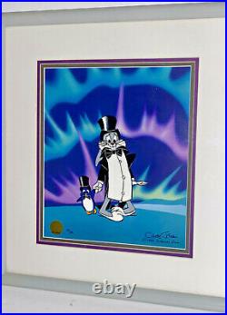 Warner Bros Cel Bugs Bunny Frigid Hare II Signed Chuck Jones Rare Animation