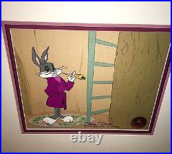 Warner Bros Cel Bugs Bunny Home Sweet Home Signed Chuck Jones Rare Animation