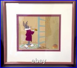 Warner Bros Cel Bugs Bunny Home Sweet Home Signed Chuck Jones Rare Edition COA