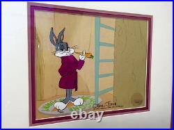 Warner Bros Cel Bugs Bunny Home Sweet Home Signed Chuck Jones Rare Edition COA