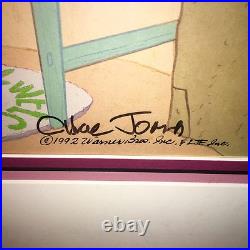Warner Bros Cel Bugs Bunny Home Sweet Home Signed Chuck Jones Rare Edition COA
