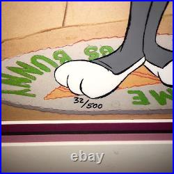 Warner Bros Cel Bugs Bunny Home Sweet Home Signed Chuck Jones Rare Edition COA