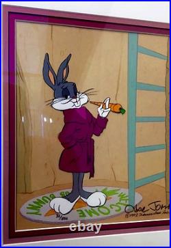 Warner Bros Cel Bugs Bunny Home Sweet Home Signed Chuck Jones Rare Edition COA