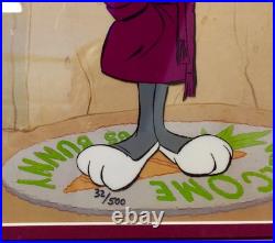 Warner Bros Cel Bugs Bunny Home Sweet Home Signed Chuck Jones Rare Edition COA
