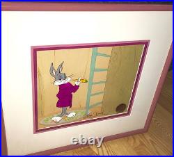 Warner Bros Cel Bugs Bunny Home Sweet Home Signed Chuck Jones Rare Edition COA