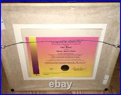 Warner Bros Cel Bugs Bunny Home Sweet Home Signed Chuck Jones Rare Edition COA