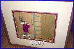 Warner Bros Cel Bugs Bunny Home Sweet Home Signed Chuck Jones Rare Edition COA