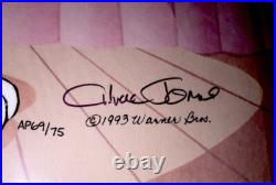 Warner Bros Cel Bugs Bunny Pewlitzer Prize Chuck Jones Signed Rare Artist Proof