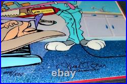 Warner Bros Cel Bugs Bunny Porky Pig What A Mouthful Chuck Jones Signed Rare