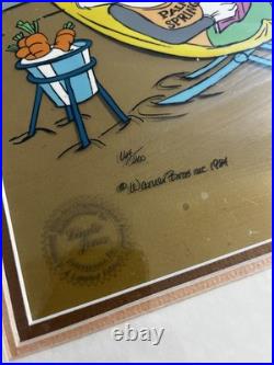 Warner Bros Cel Bugs Bunny Roadrunner Wile E Palm Springs Signed Chuck Jones Warner Bros Cel Bugs Bunny Roadrunner Wile E Palm Springs Signed Chuck Jones