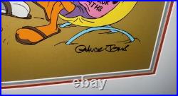 Warner Bros Cel Bugs Bunny Roadrunner Wile E Palm Springs Signed Chuck Jones