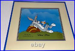 Warner Bros Cel Bugs Bunny Signed Chuck Jones Animation Art Cell